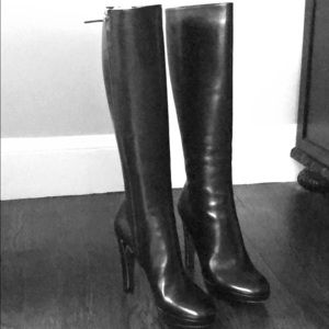 Miss Dior Black Leather Boots